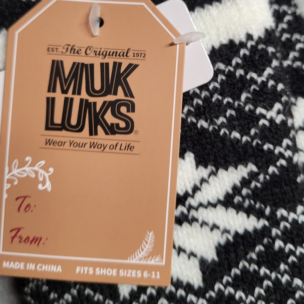 Black and White women's  slipper Socks - Picture 2 of 4